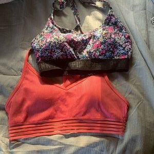 34B PINK sports bras- lightly padded- bundle